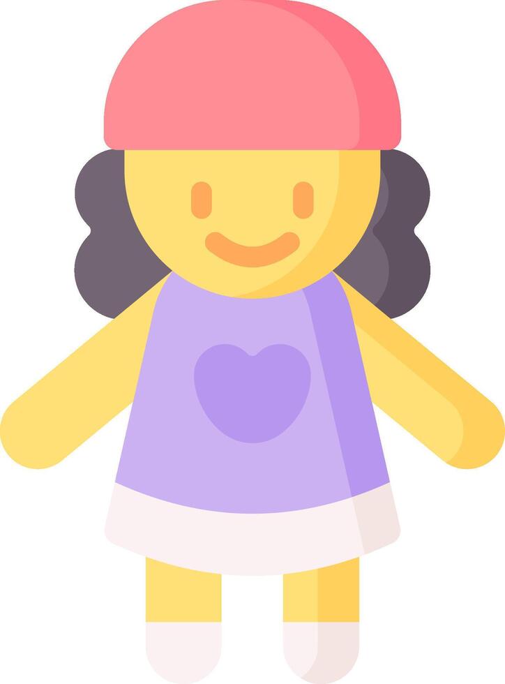 doll illustration design vector