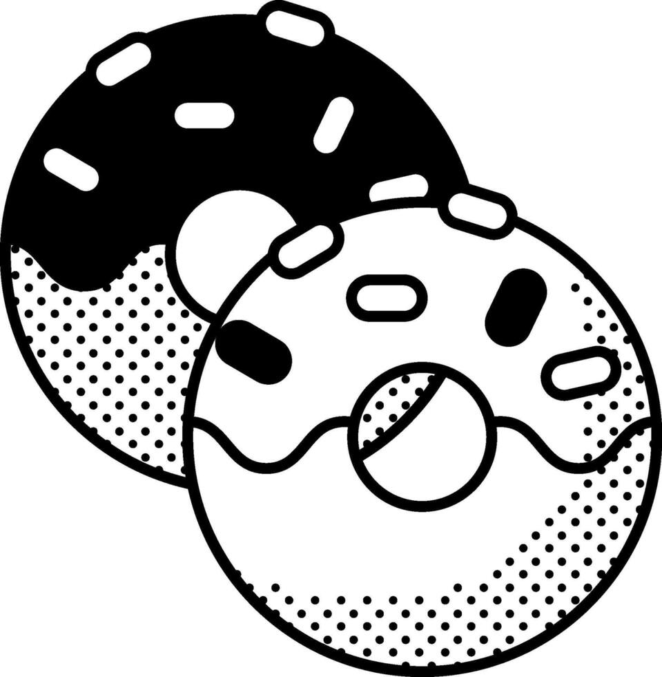 doughnut illustration design vector