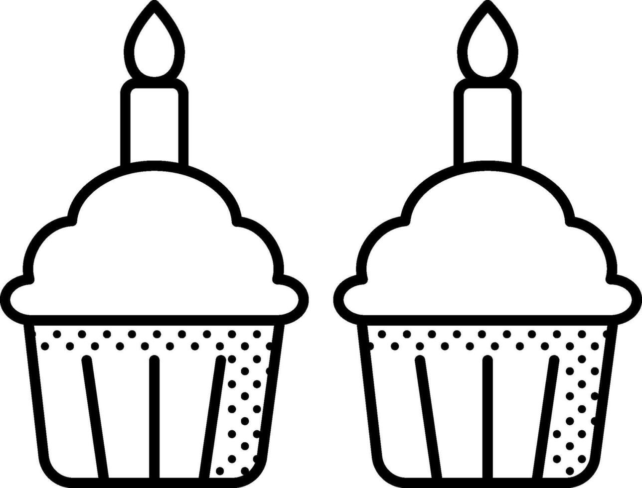 cupcakes illustration design vector