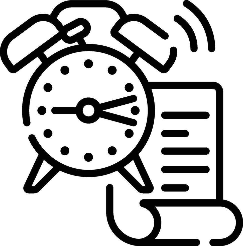 deadline illustration design vector