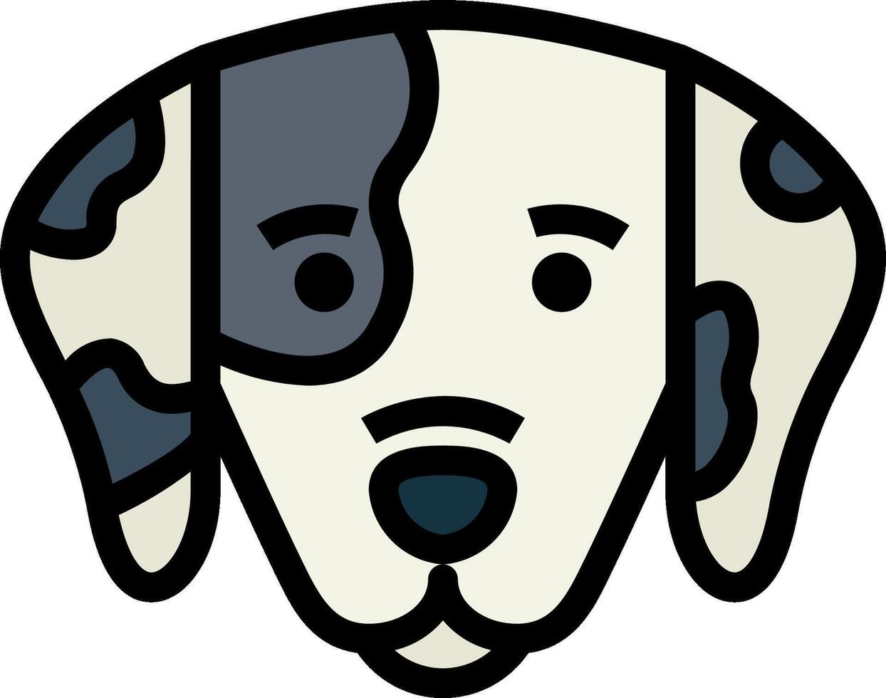 dalmatian illustration design vector