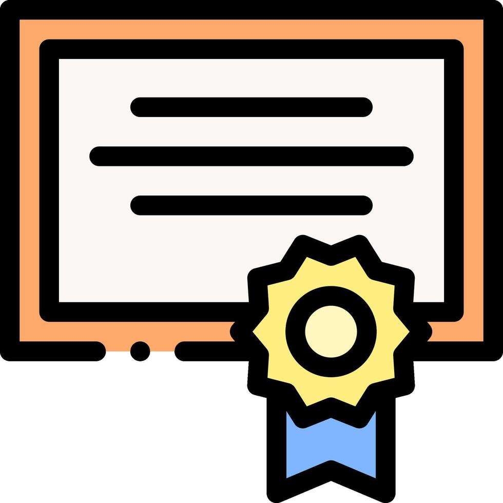 diploma illustration design vector