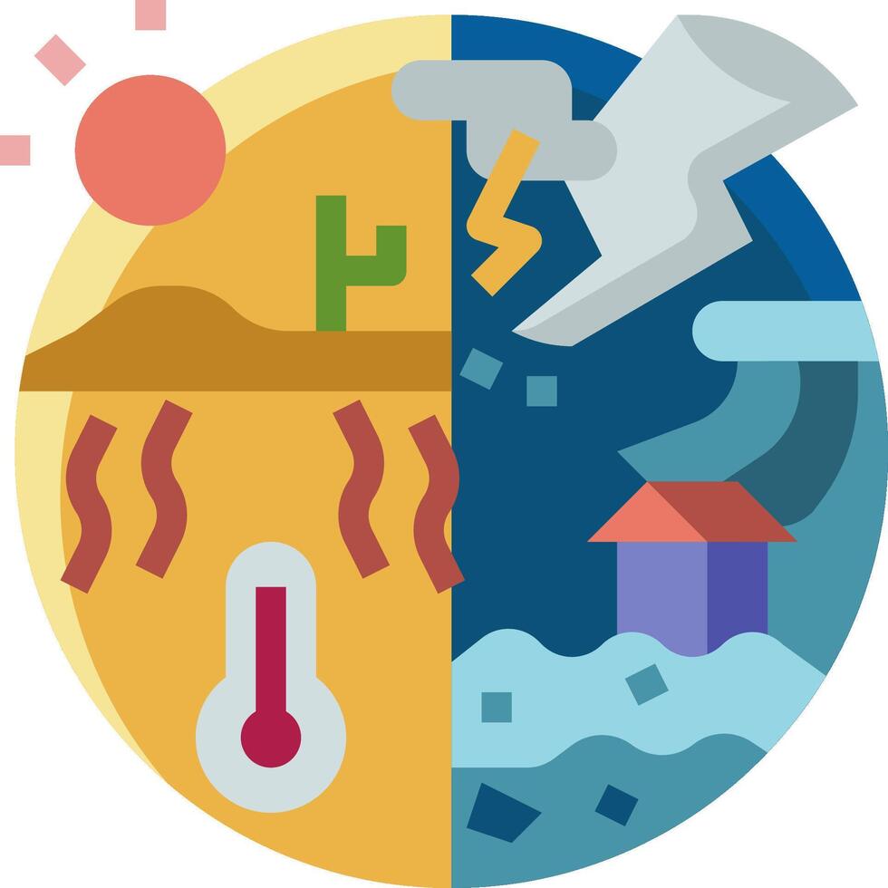 disaster illustration design vector