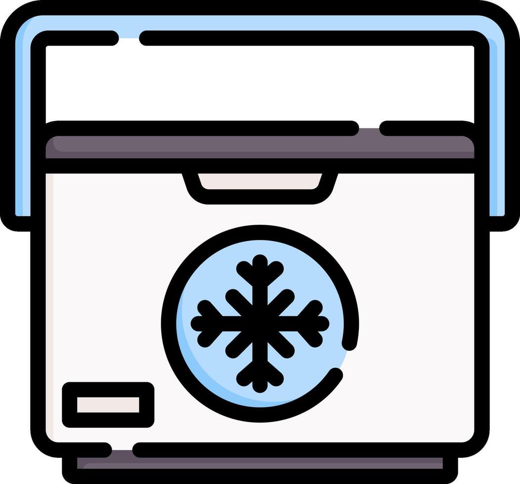 freezer illustration design vector
