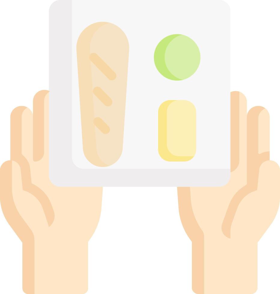 food tray illustration design vector