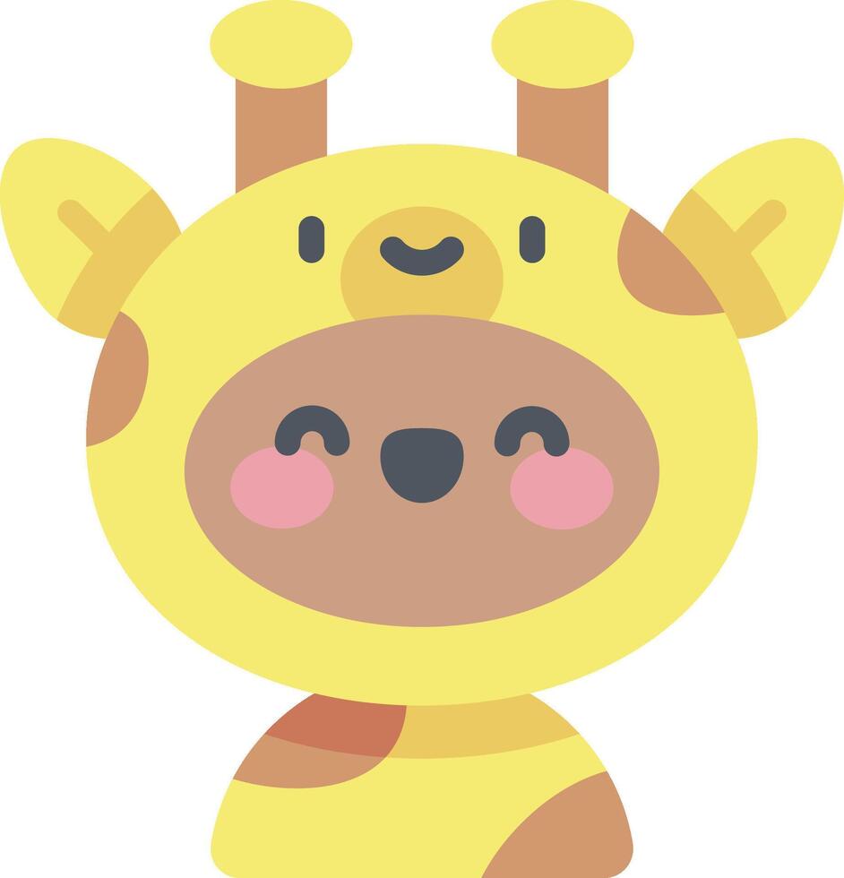 giraffe illustration design vector