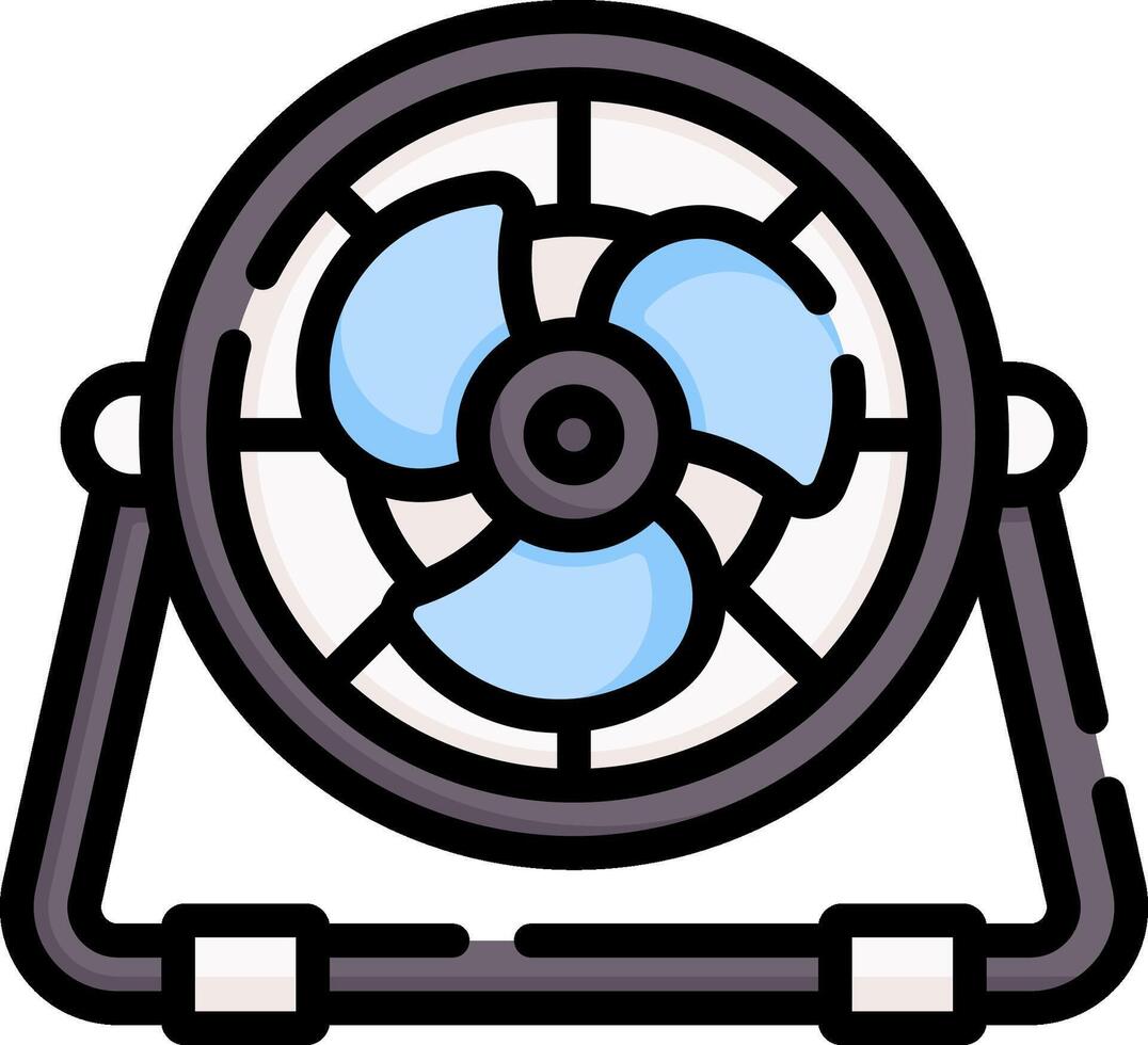 fan illustration design vector