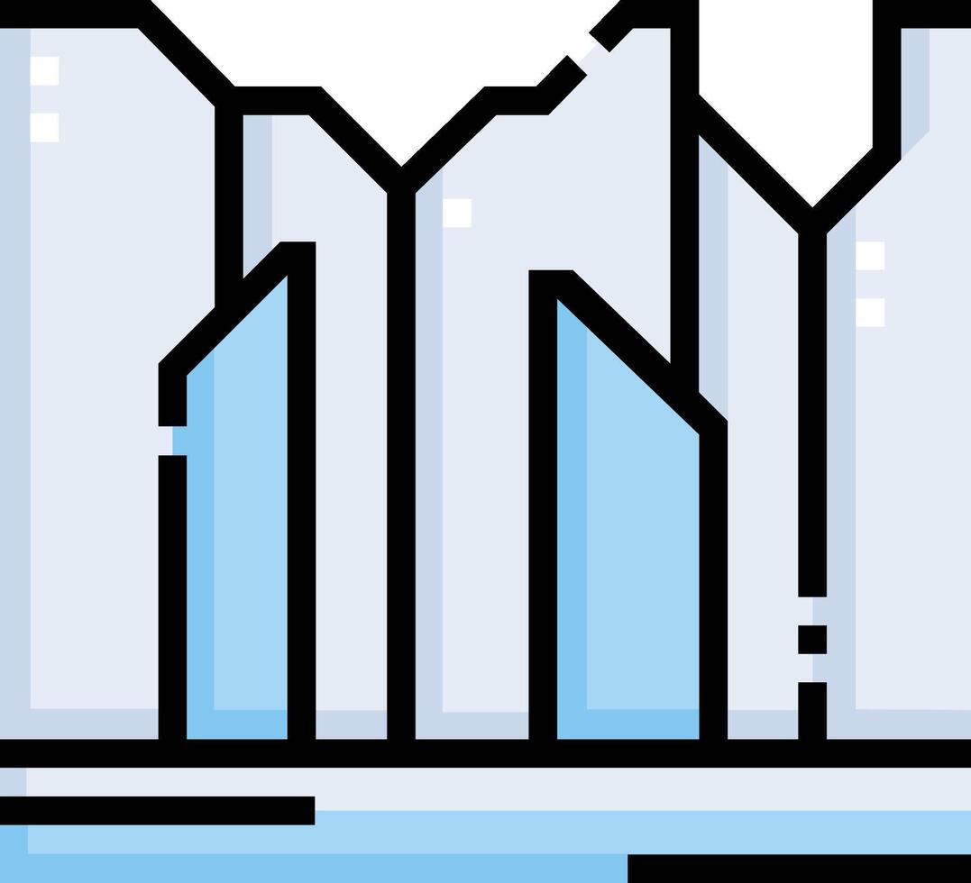 glacier illustration design vector