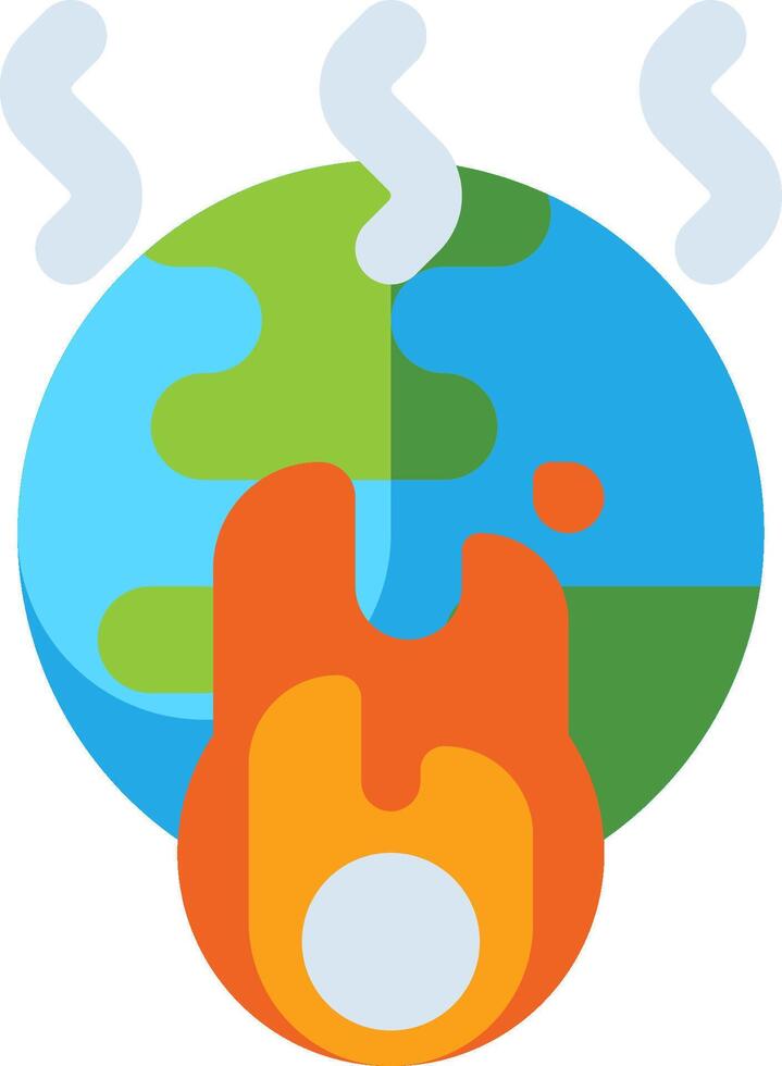 global warming illustration design vector
