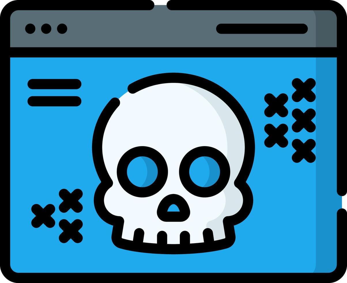 hacker illustration design vector