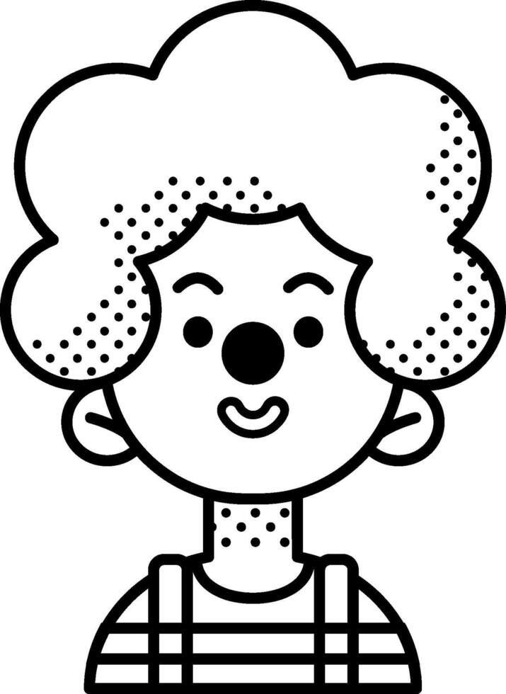 clown illustration design vector