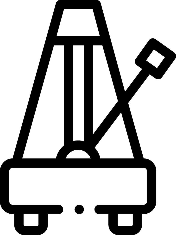 metronome illustration design vector