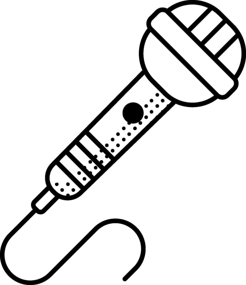 microphone illustration design vector