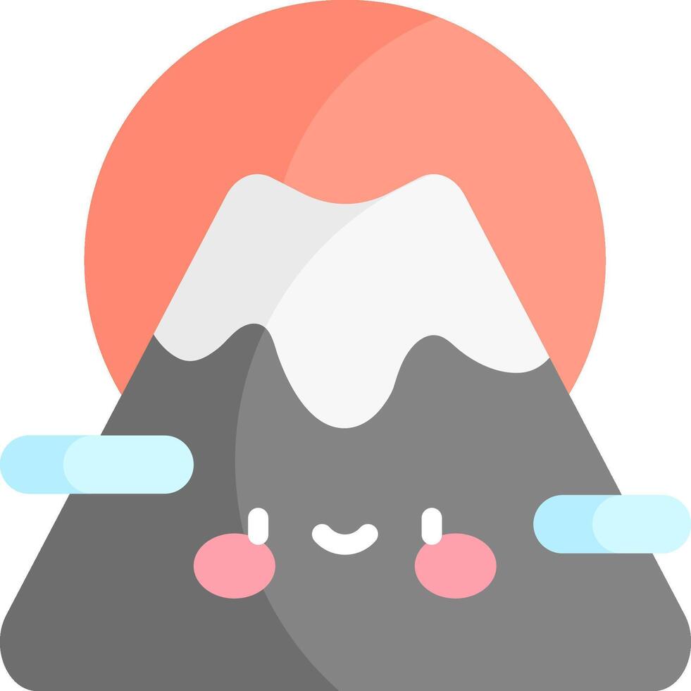 fuji mountain illustration design vector