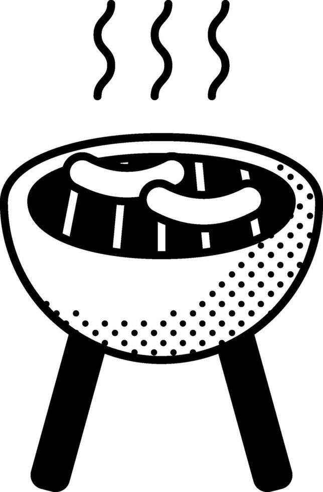 grill illustration design vector