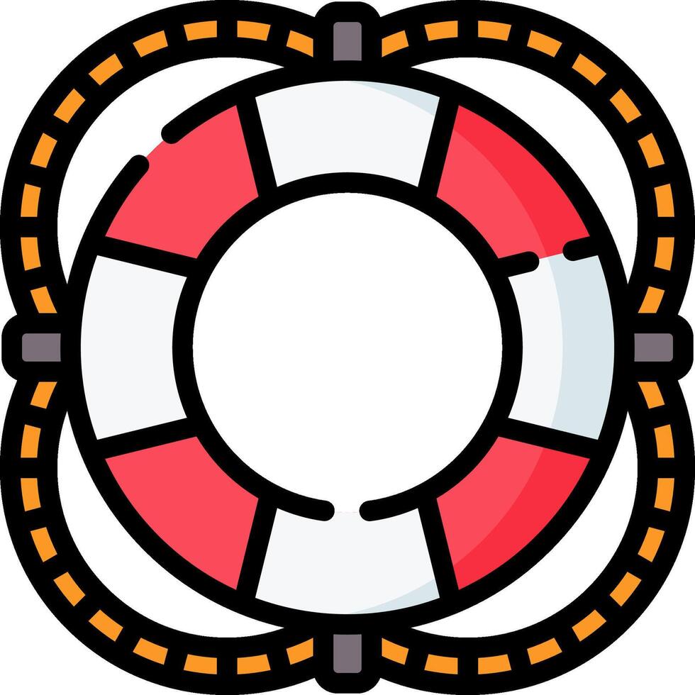 lifebuoy illustration design vector