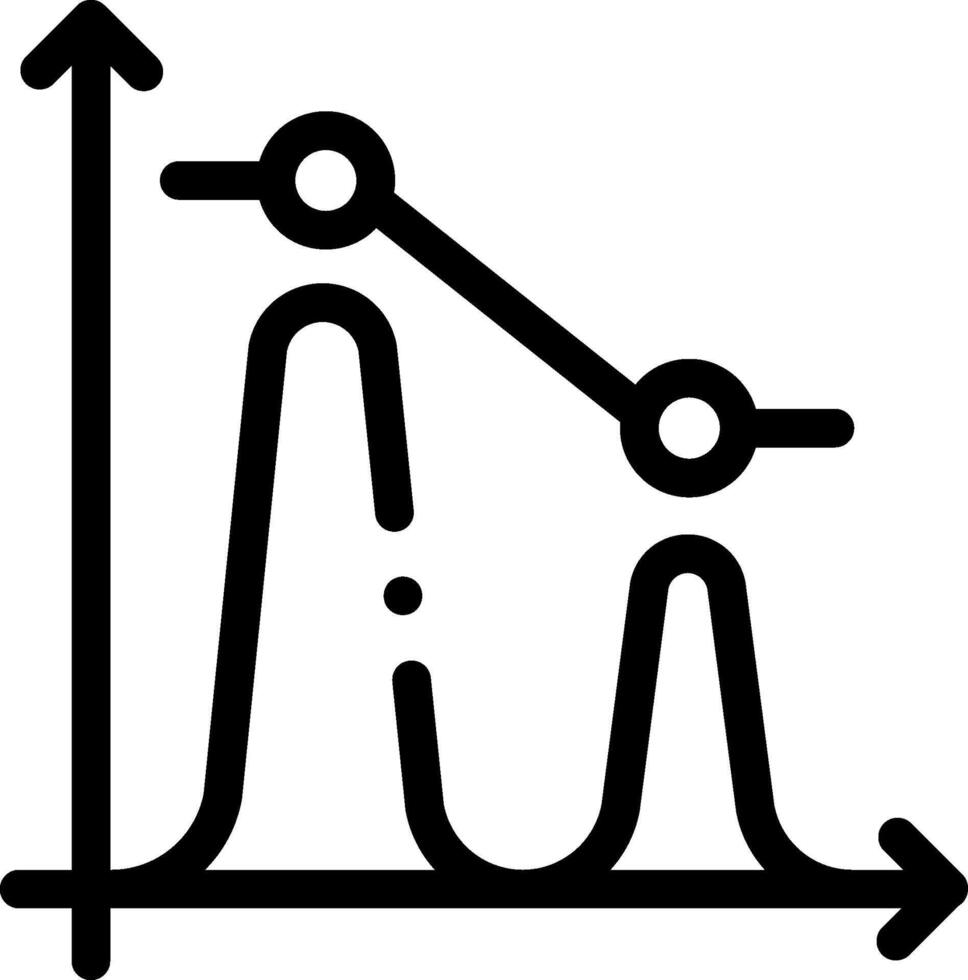 histogram illustration design vector