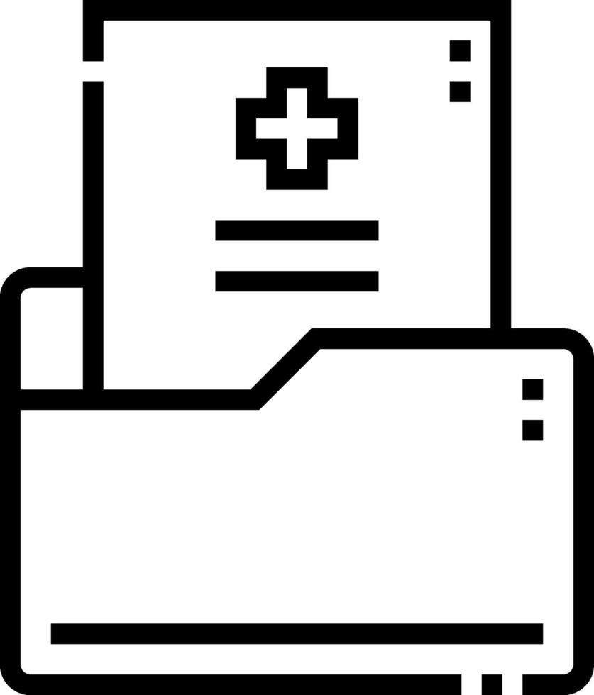 medical folder illustration design vector