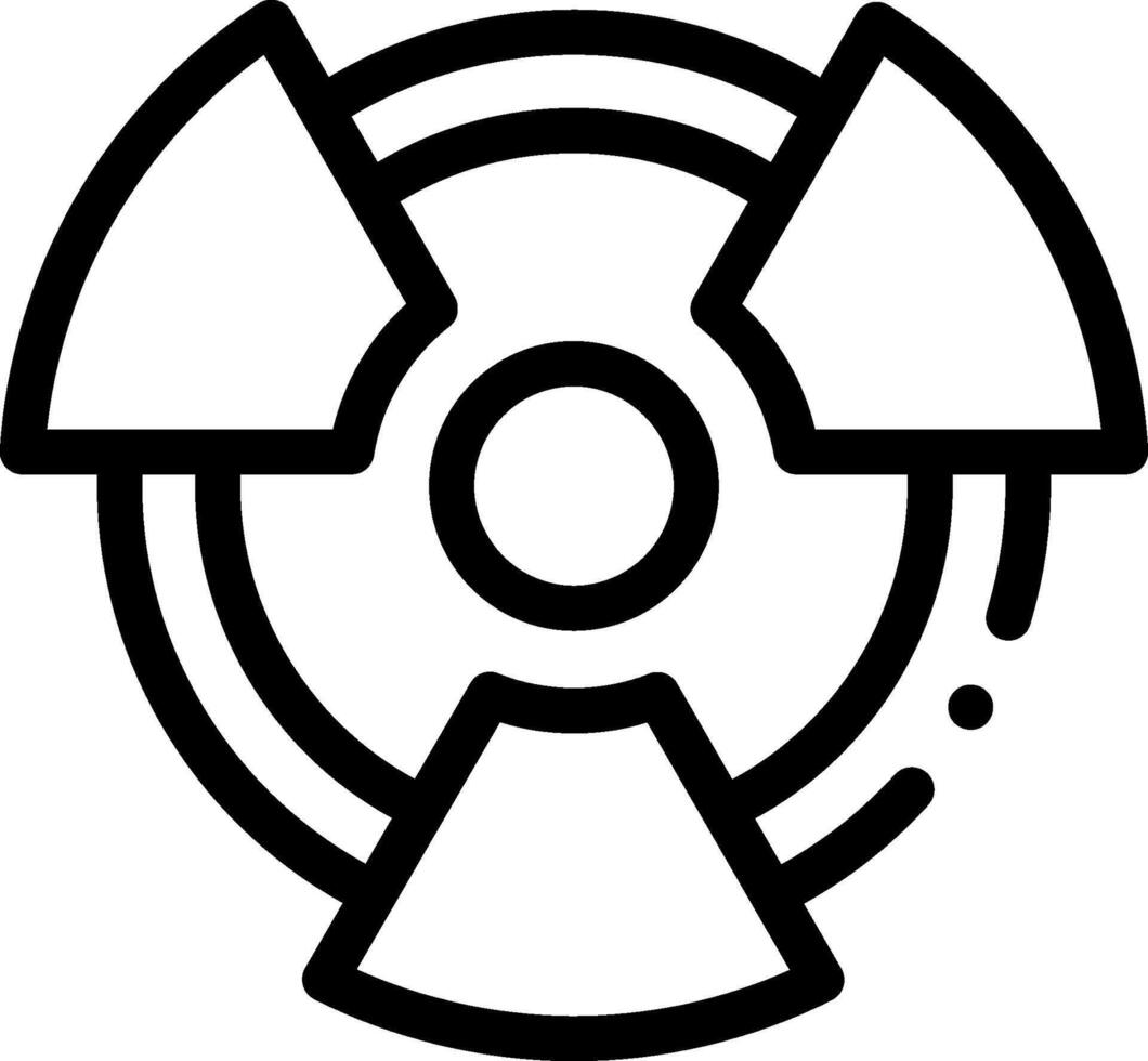 nuclear illustration design vector