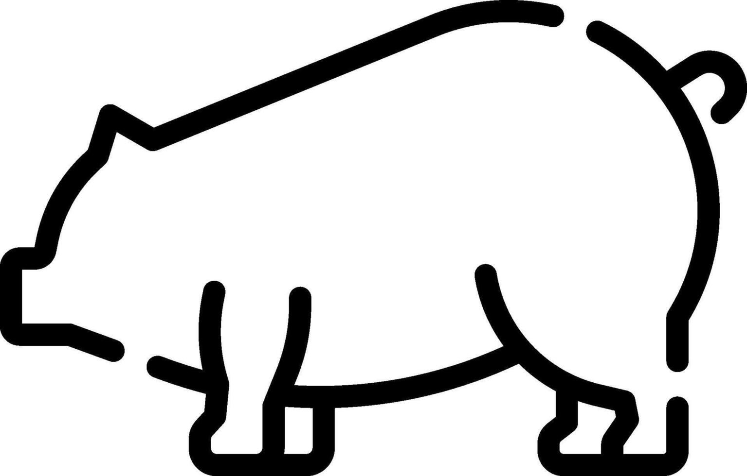 pig illustration design vector