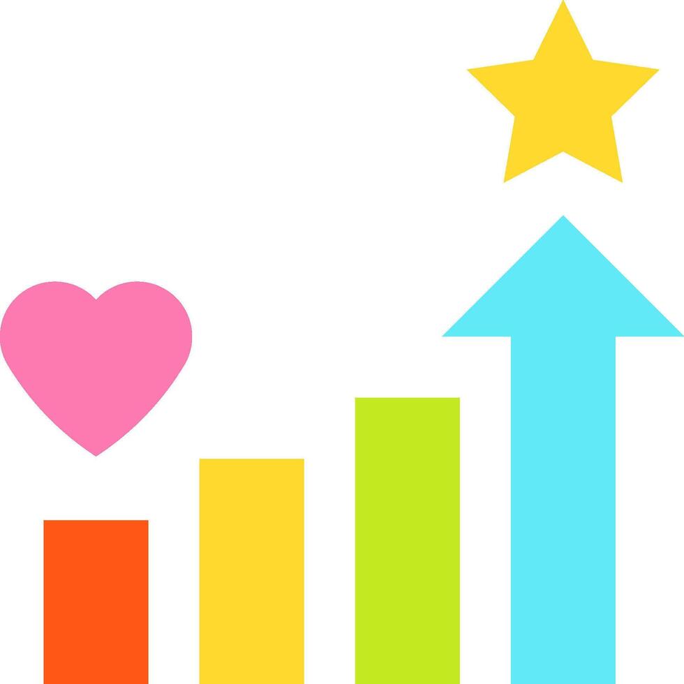 popularity illustration design vector