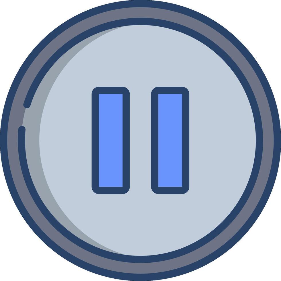 paused illustration design vector