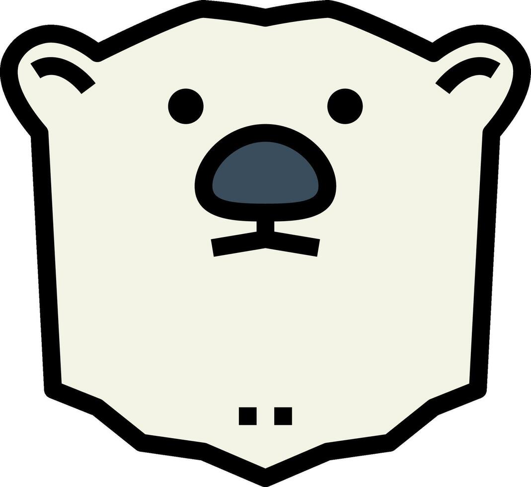 polar bear illustration design vector