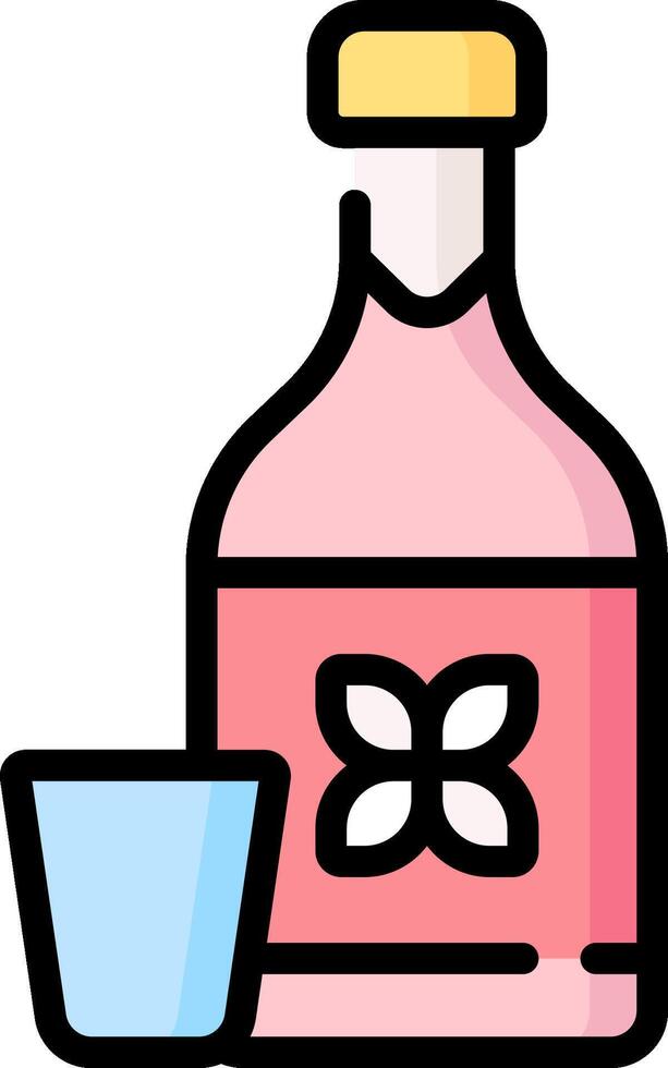 Sake illustration design vector