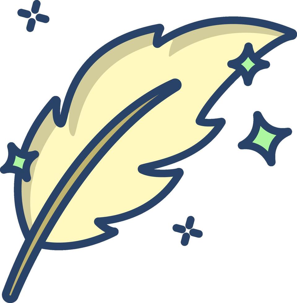 quill illustration design vector