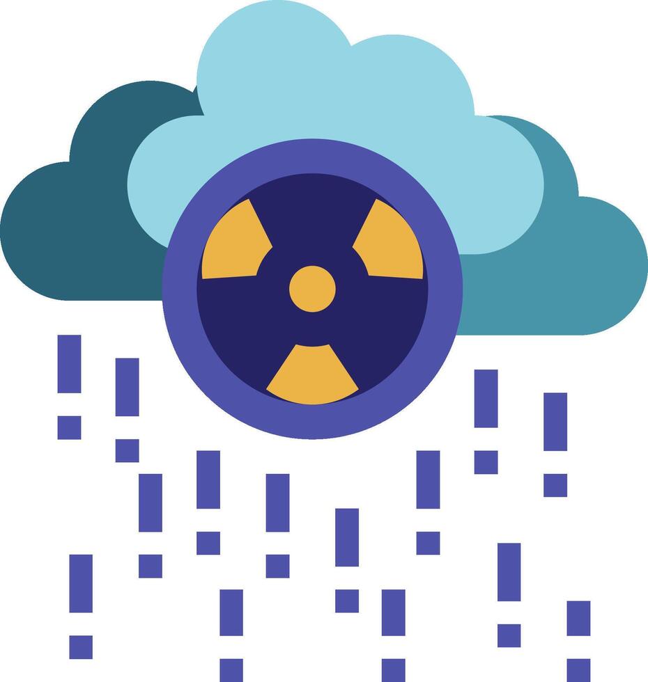 radioactive illustration design vector