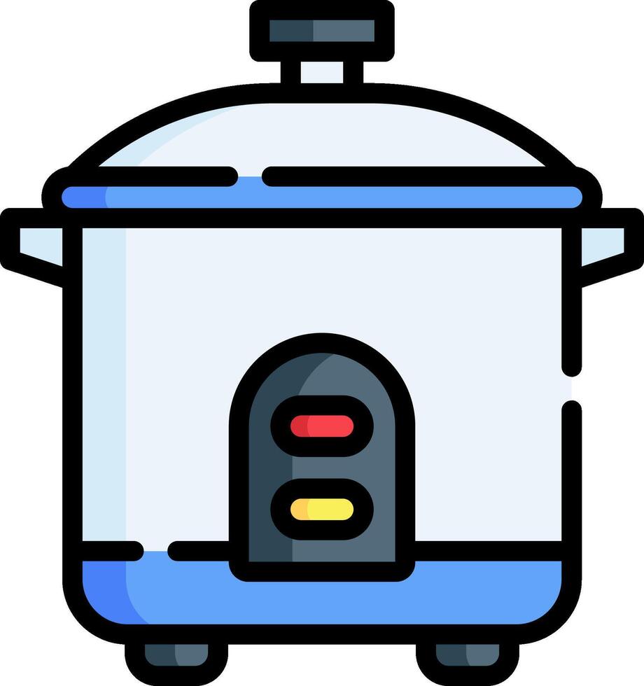 rice cooker illustration design vector