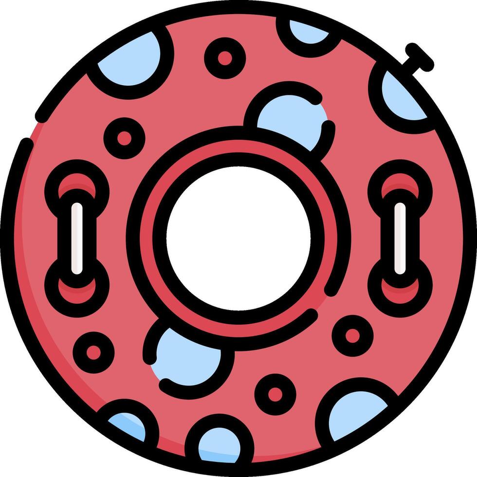 rubber ring illustration design vector