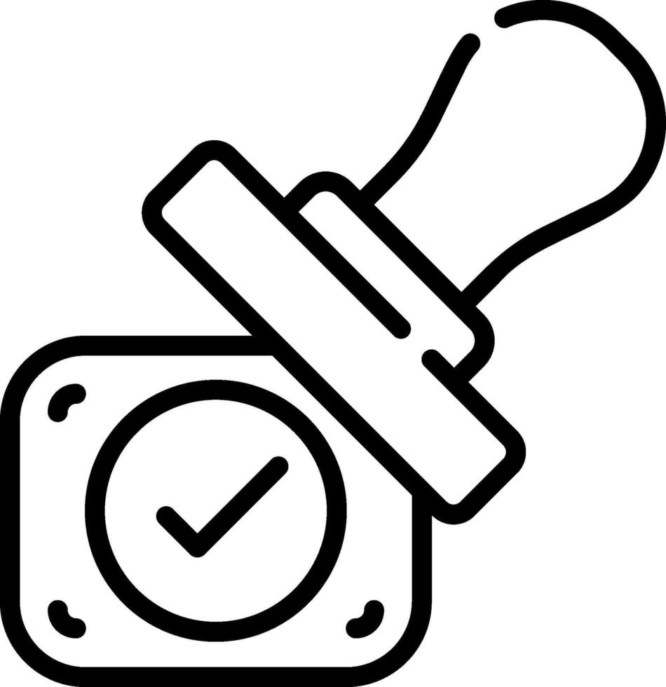 stamp illustration design vector