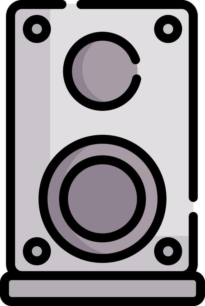 speaker illustration design vector