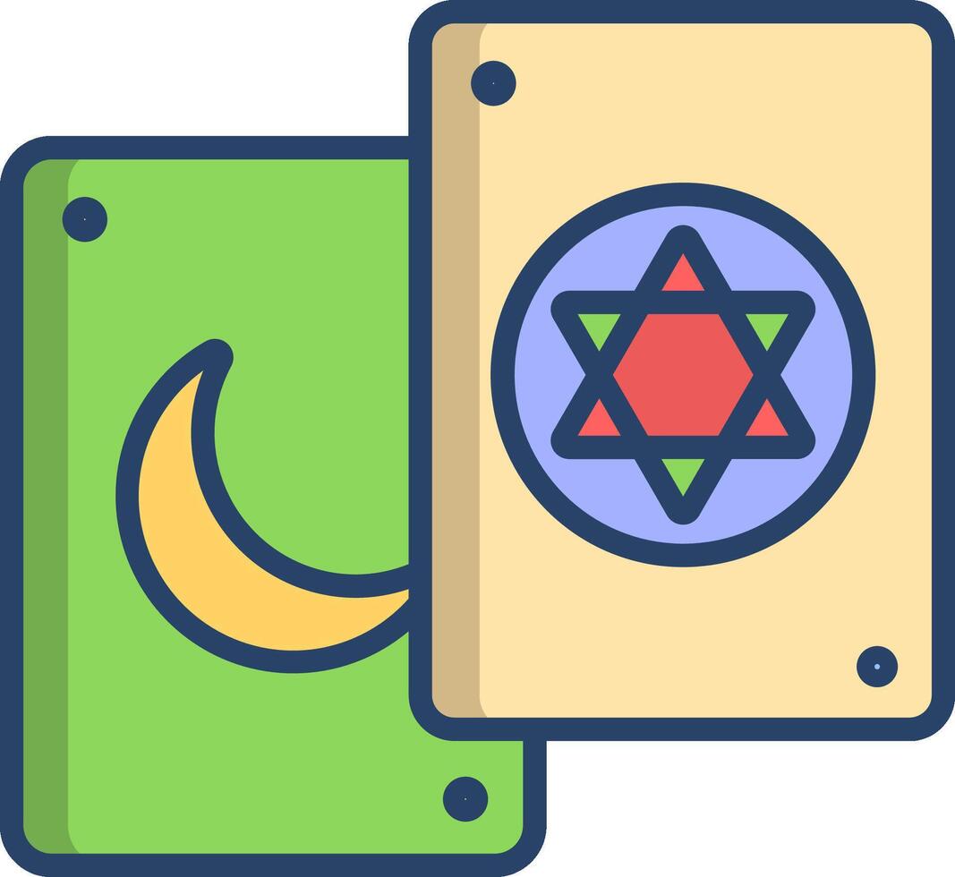 tarot illustration design vector