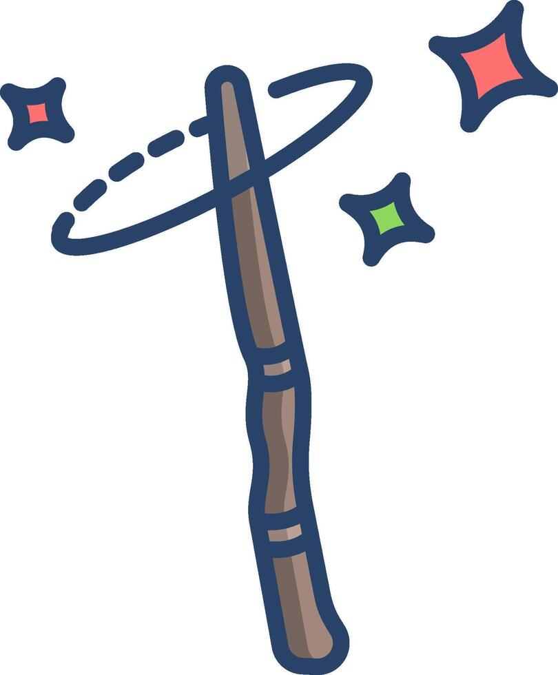 wand illustration design vector