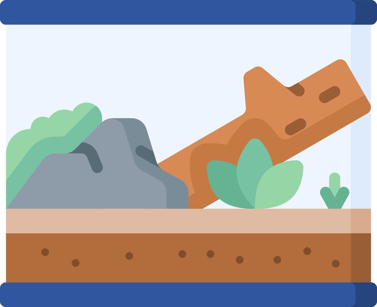 terrarium illustration design vector