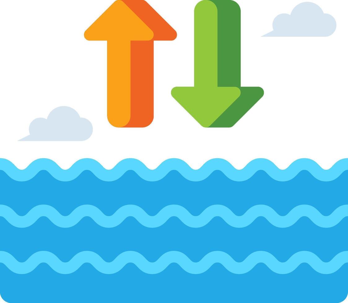 tide illustration design vector