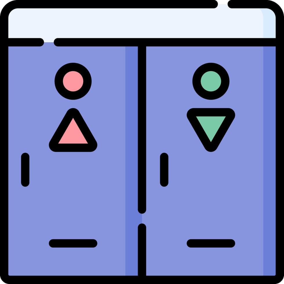 toilet illustration design vector