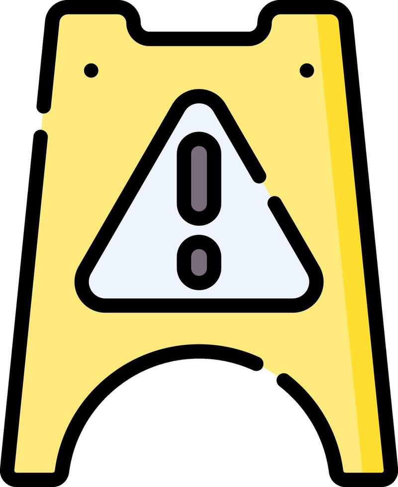 wet floor illustration design vector