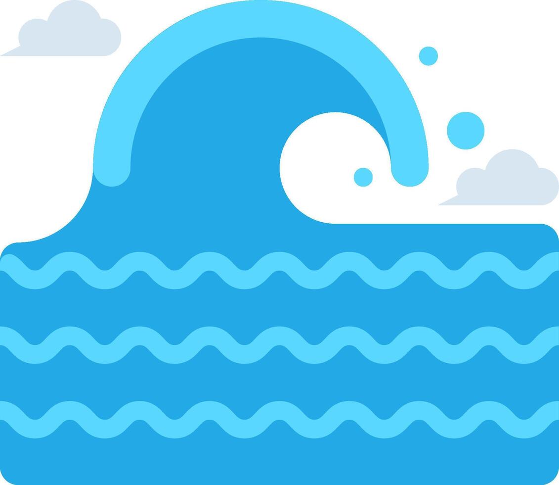 waves illustration design vector