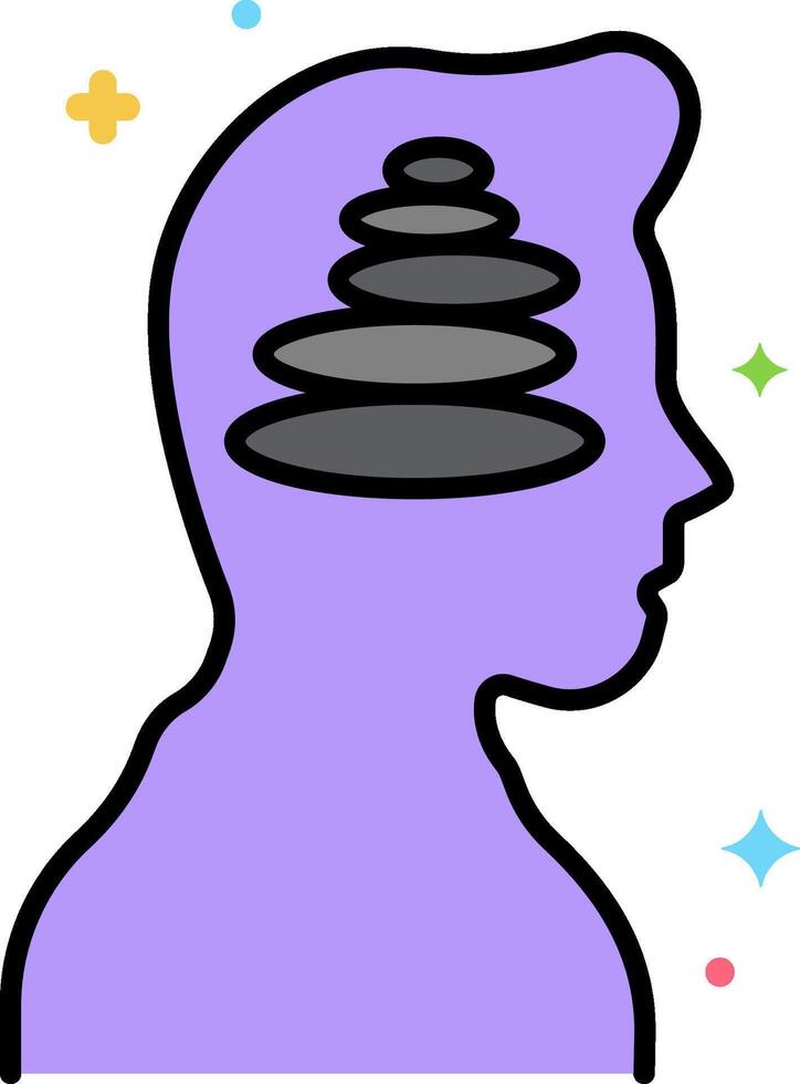 stress management illustration design vector