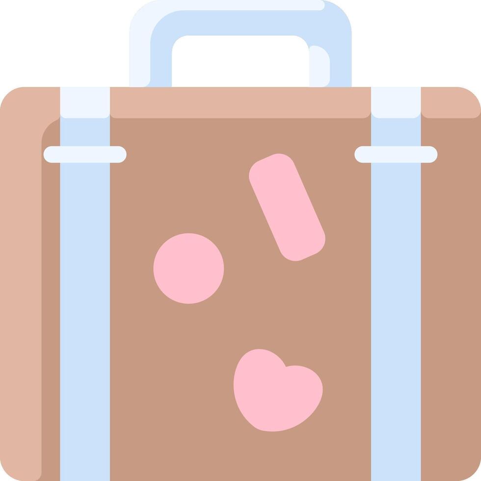 suitcase illustration design vector