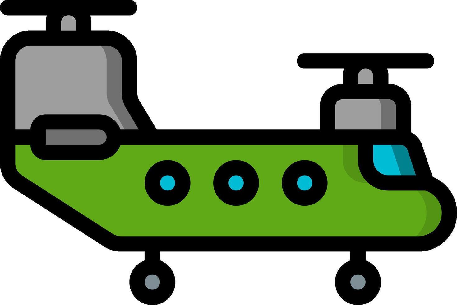 helicopter illustration design vector