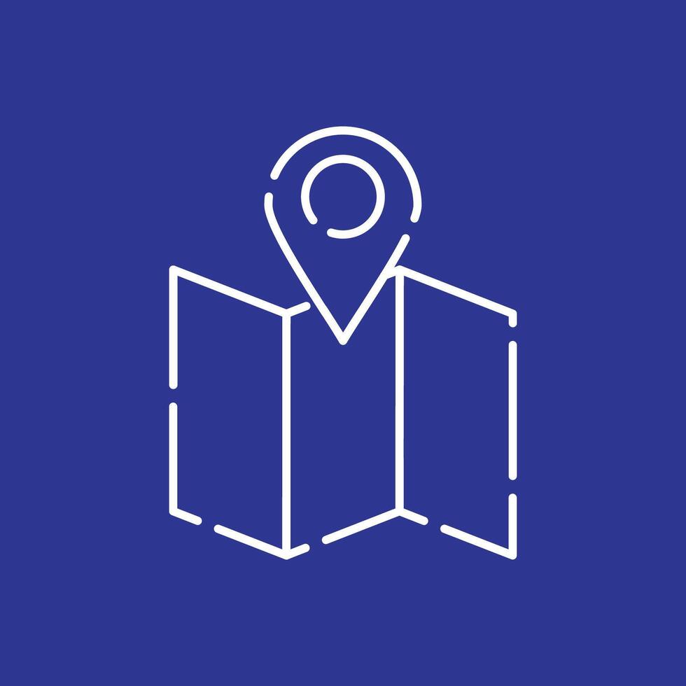 Location or map pin icon symbol vector