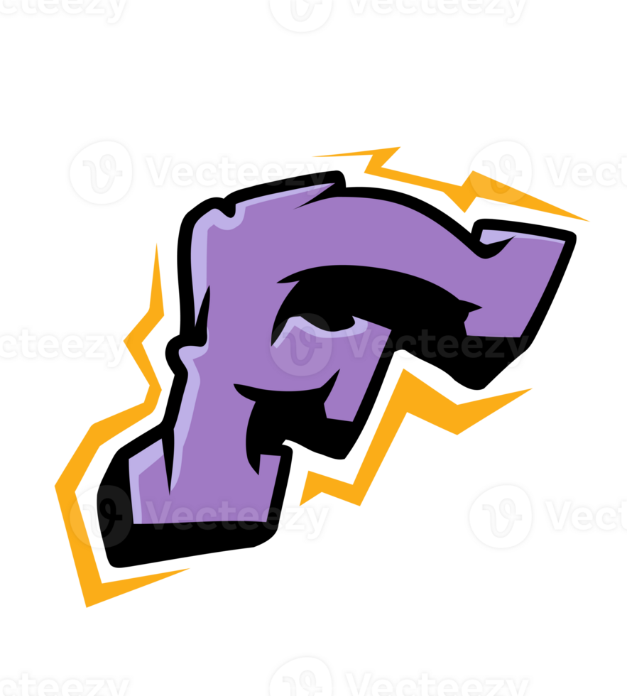 F Font Graffiti Hip-Hop Typography png