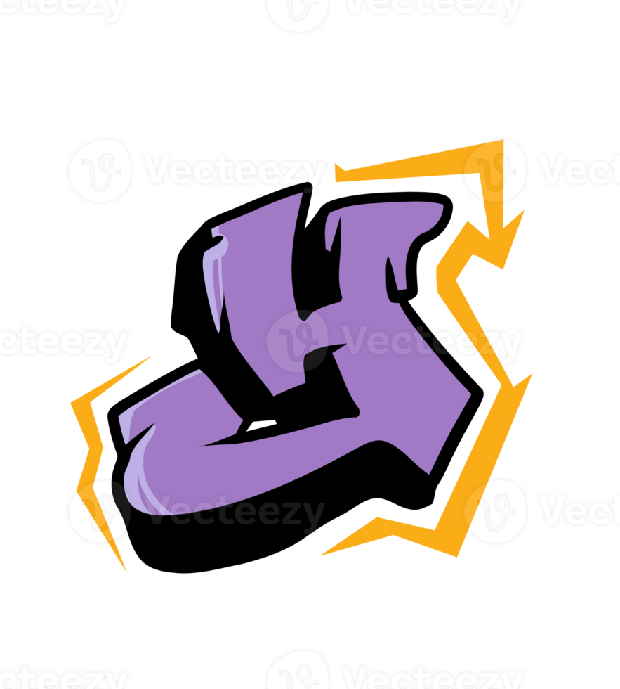 Y Font Graffiti Hip-Hop Typography png
