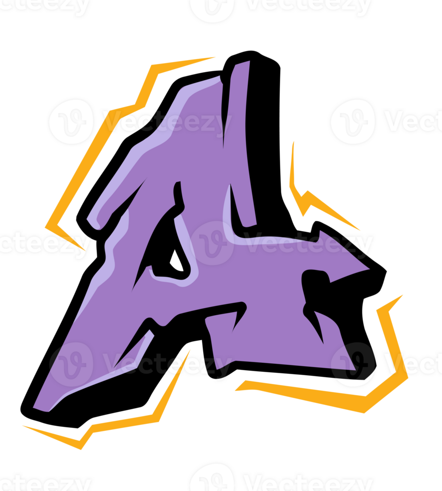 A Font Graffiti Hip-Hop Typography png