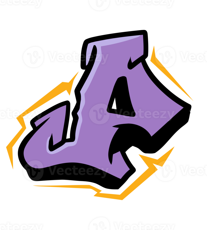 P Font Graffiti Hip-Hop Typography png