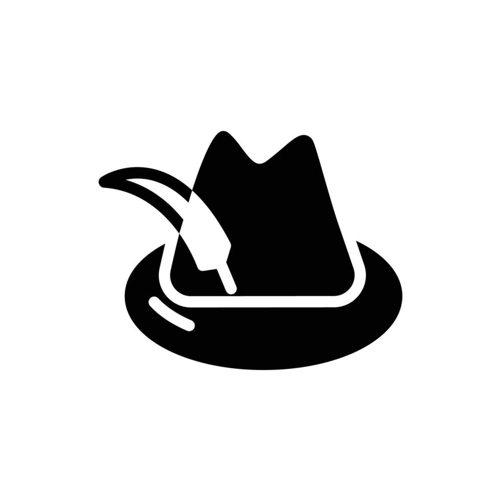 Tyrolean icon solid style vector